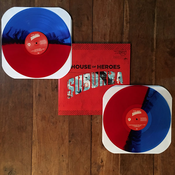 House Of Heroes - Suburba 2LP Red/Blue Split Vinyl (Limited 300 Albums)