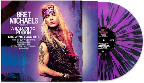 Bret Michaels - A Salute to Poison (Limited Edition Purple/Black Splatter LP)