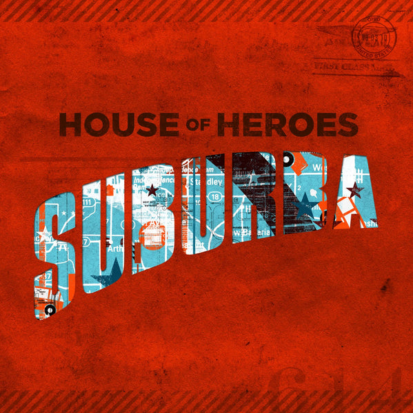 House Of Heroes - Suburba 2LP Red/Blue Split Vinyl (Limited 300 Albums)