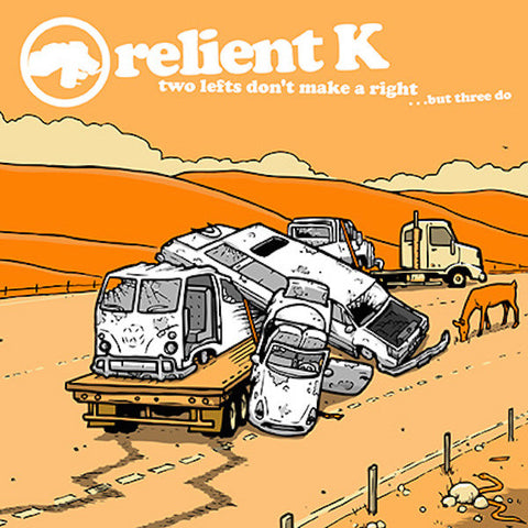 Relient K - Two Lefts Don't Make A Right But Three Do Vinyl Double LP (Split White/Orange)